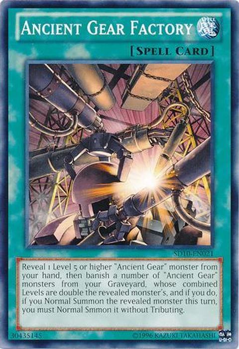 Ancient Gear Factory - SD10-EN021 - Common