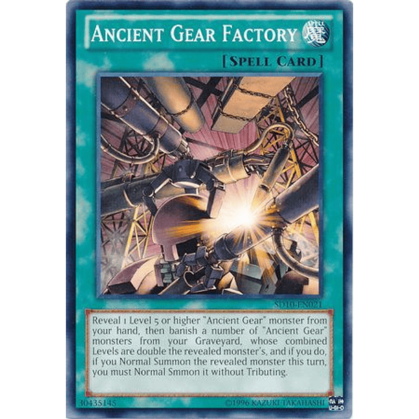 Ancient Gear Factory - SD10-EN021 - Common
