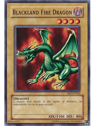 Blackland Fire Dragon - DB2-EN036 - Common