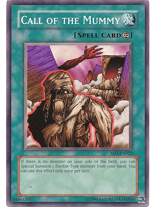 Call of the Mummy - SD2-EN022 - Common