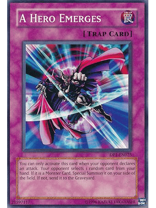 A Hero Emerges - DP1-EN025 - Common