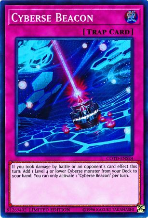 Cyberse Beacon - COTD-ENSE4 - Super Rare Limited Edition 1