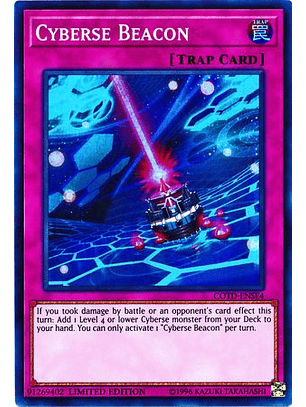 Cyberse Beacon - COTD-ENSE4 - Super Rare Limited Edition