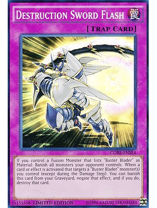 Destruction Sword Flash - CORE-ENSE4 - Super Rare