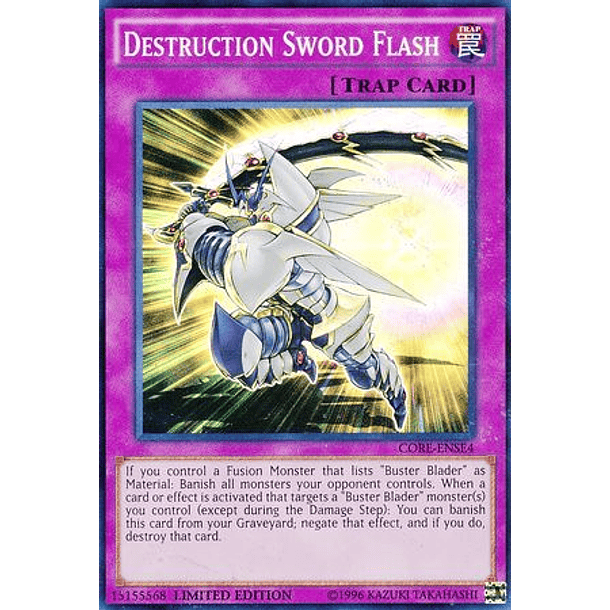 Destruction Sword Flash - CORE-ENSE4 - Super Rare