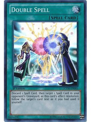 Double Spell - LCYW-EN065 - Super Rare 