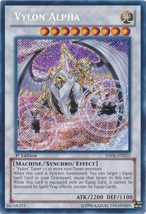 Vylon Alpha - HA06-EN022 - Secret Rare 