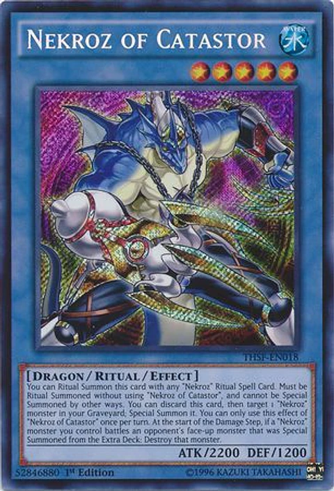 Nekroz of Catastor - THSF-EN018 - Secret Rare 