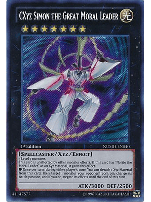 CXyz Simon the Great Moral Leader - NUMH-EN040 - Secret Rare 