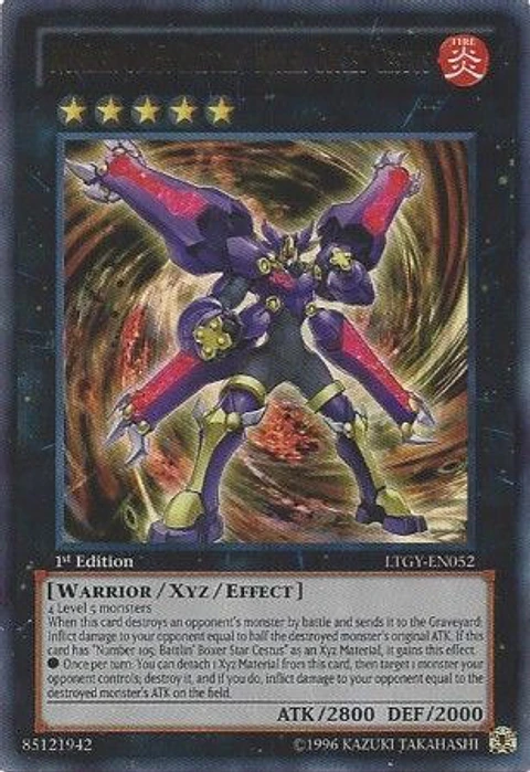 Number C105: Battlin' Boxer Comet Cestus - LTGY-EN052 - Ultra Rare (español)