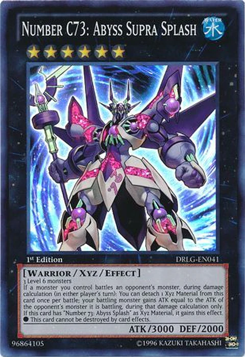 Number C73: Abyss Supra Splash - DRLG-EN041 - Super Rare 