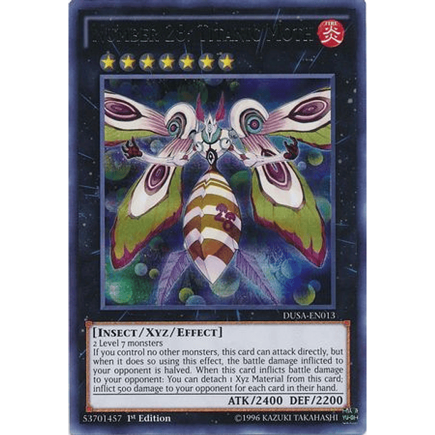 Number 28: Titanic Moth - DUSA-EN013 - Ultra Rare 