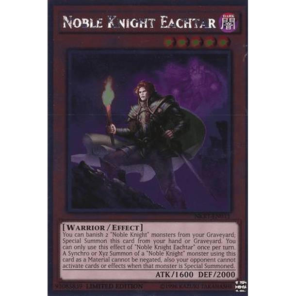 Noble Knight Eachtar - NKRT-EN011 - Platinum Rare (español)