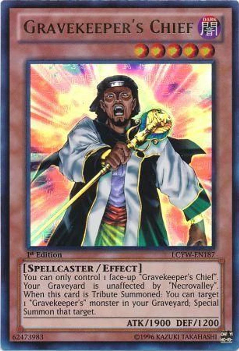 Gravekeeper's Chief - LCYW-EN187 - Ultra Rare