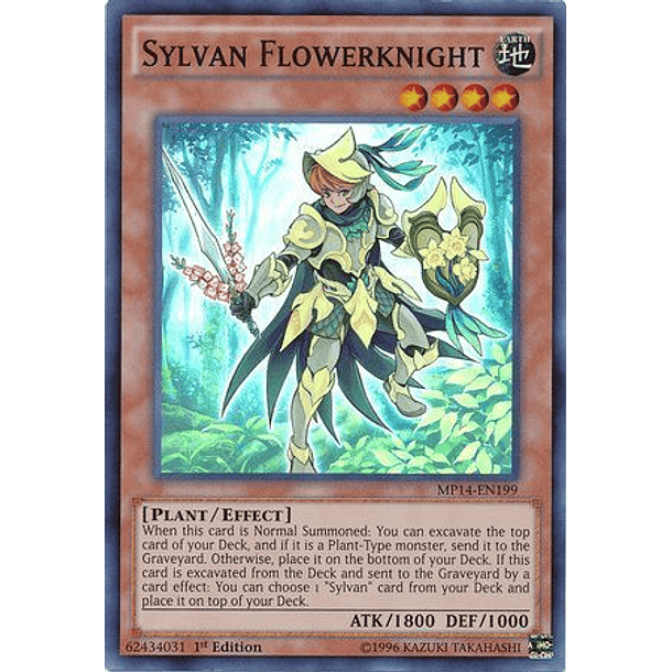 Sylvan Flowerknight - MP14-EN199 - Super Rare