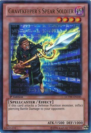 Gravekeeper's Spear Soldier - LCYW-EN185 - Ultra Rare 1