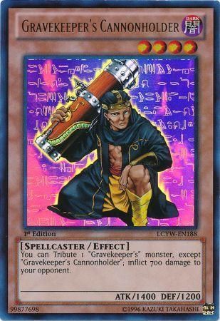Gravekeeper's Cannonholder - LCYW-EN188 - Ultra Rare 1