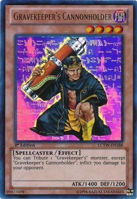 Gravekeeper's Cannonholder - LCYW-EN188 - Ultra Rare