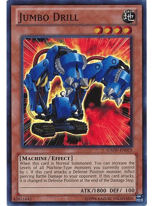 Jumbo Drill - GAOV-EN015 - Super Rare