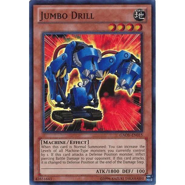 Jumbo Drill - GAOV-EN015 - Super Rare