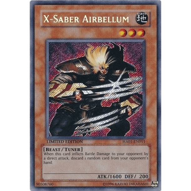 X-Saber Airbellum - HA01-EN011 - Secret Rare