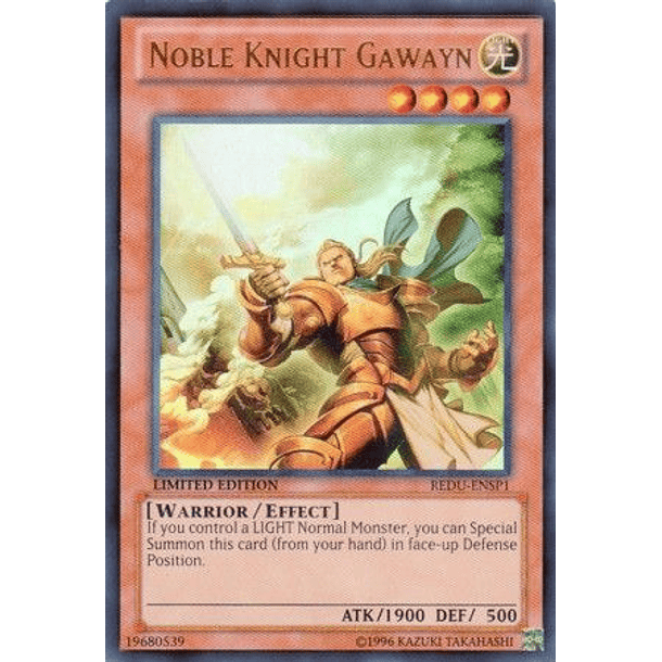 Noble Knight Gawayn - REDU-ENSP1 - Ultra Rare (español)