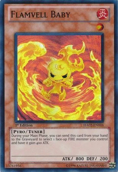 Flamvell Baby - HA02-EN016 - Super Rare