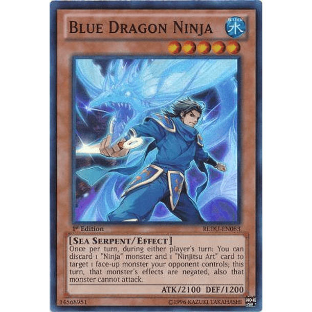 Blue Dragon Ninja - REDU-EN083 - Super Rare 