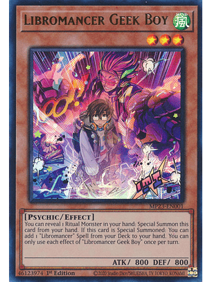 Libromancer Geek Boy - MP23-EN001 - Ultra Rare