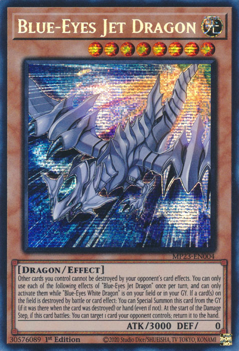Blue-Eyes Jet Dragon - MP23-EN004 - Prismatic Secret Rare 1