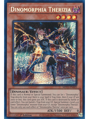 Dinomorphia Therizia - MP23-EN009 - Prismatic Secret Rare
