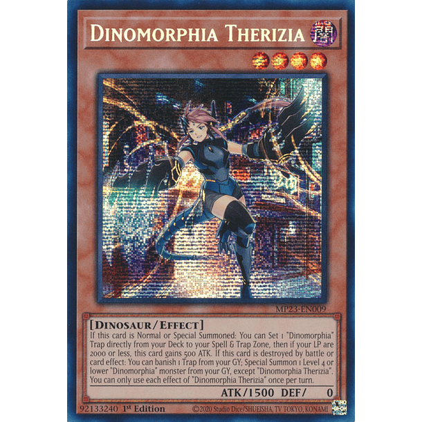 Dinomorphia Therizia - MP23-EN009 - Prismatic Secret Rare