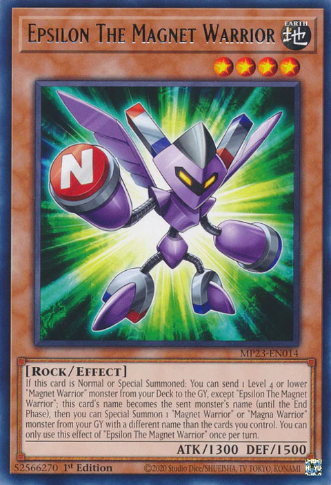 Epsilon The Magnet Warrior - MP23-EN014 - Rare