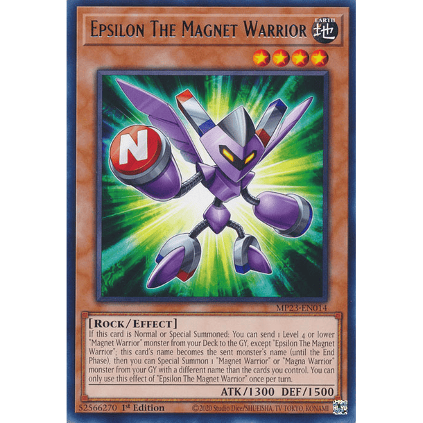 Epsilon The Magnet Warrior - MP23-EN014 - Rare