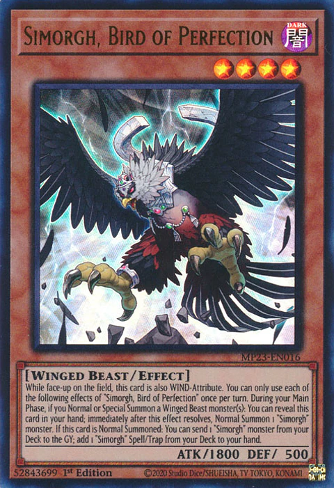 Simorgh, Bird of Perfection - MP23-EN016 - Ultra Rare