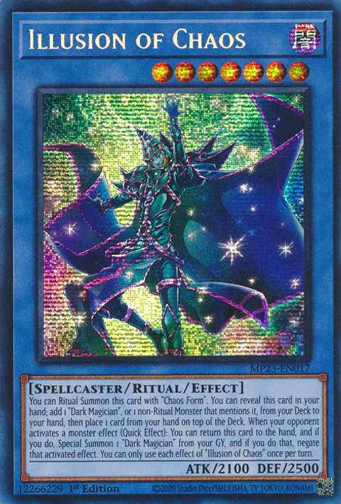 Illusion of Chaos - MP23-EN017 - Prismatic Secret Rare