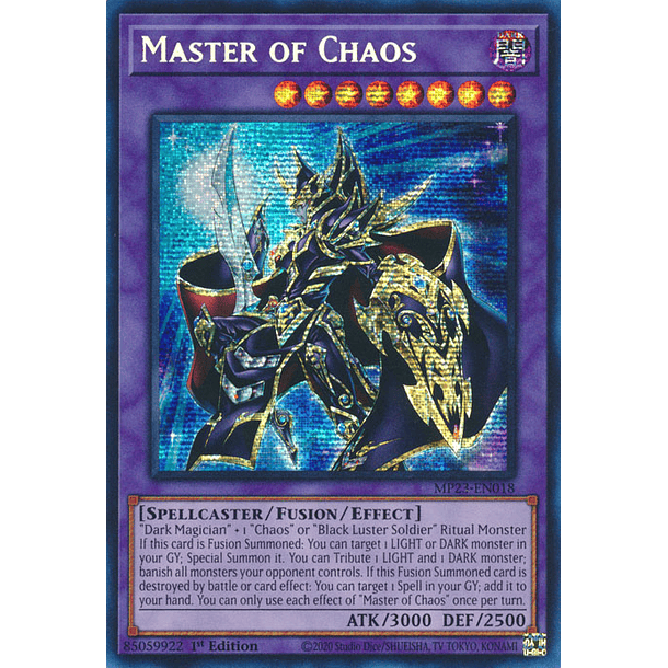 Master of Chaos - MP23-EN018 - Prismatic Secret Rare