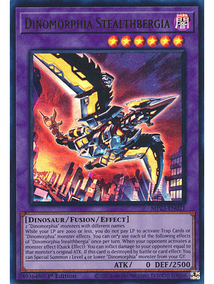 Dinomorphia Stealthbergia - MP23-EN021 - Ultra Rare