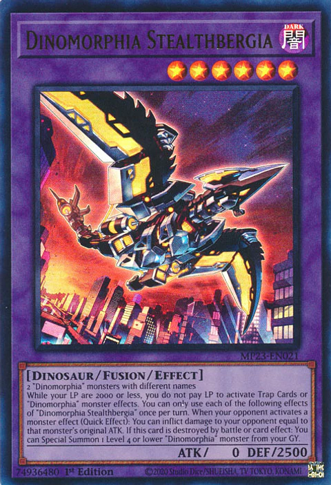 Dinomorphia Stealthbergia - MP23-EN021 - Ultra Rare
