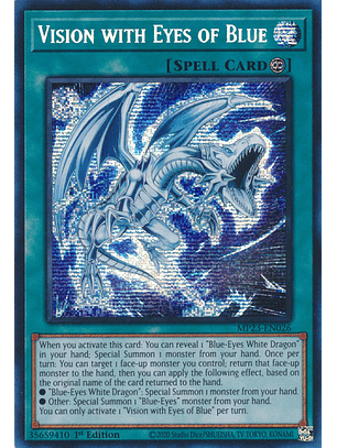 Vision with Eyes of Blue - MP23-EN026 - Prismatic Secret Rare