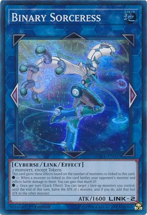 Binary Sorceress - SDCL-EN043 - Super Rare 