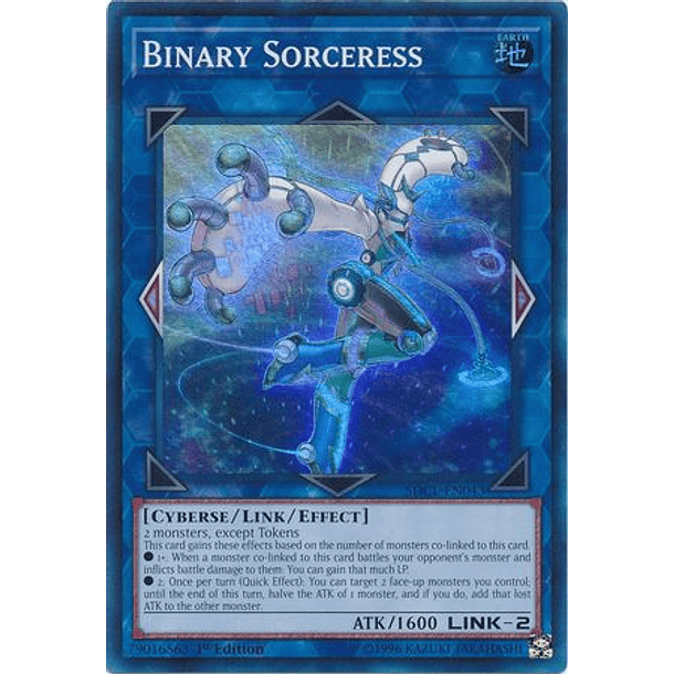 Binary Sorceress - SDCL-EN043 - Super Rare 