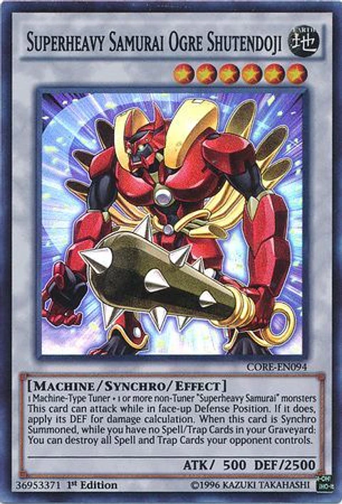 Superheavy Samurai Ogre Shutendoji - CORE-EN094 - Super Rare