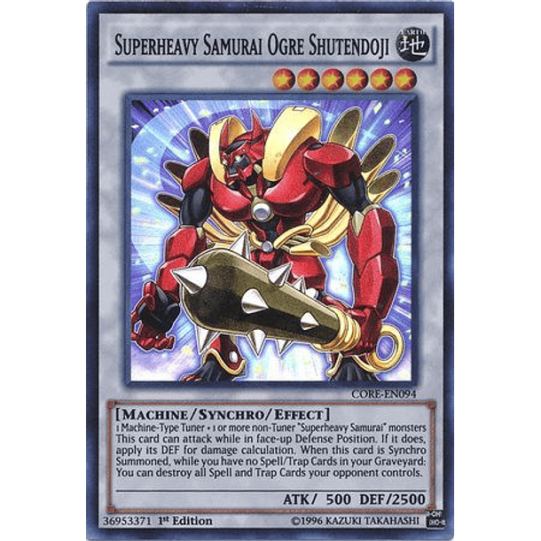 Superheavy Samurai Ogre Shutendoji - CORE-EN094 - Super Rare