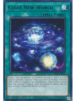 Clear New World - MP23-EN034 - Rare