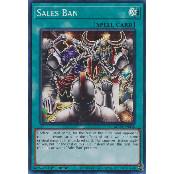 Sales Ban - MP23-EN035 - Super Rare