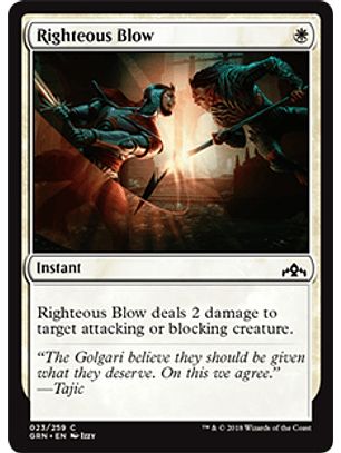 Righteous Blow - GRN - C