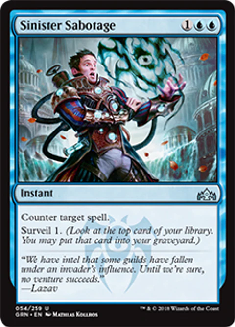 Sinister Sabotage - GRN - U