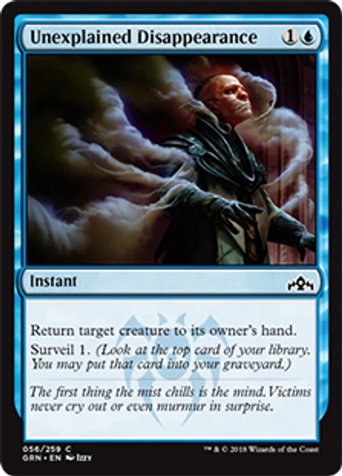 Unexplained Disappearance - GRN - C