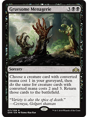 Gruesome Menagerie - GRN - R